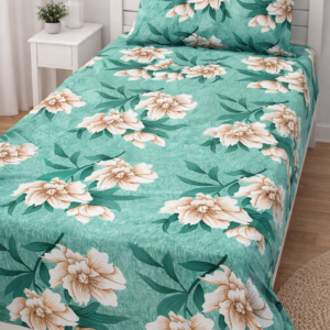Premium Floral Single Bed Bedsheet