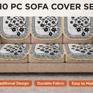 Premium Comfort 10-Piece Sofa Cover Set